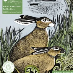 Flame Tree - FTJPL07 - Rathlin Hares (Angela Harding) - 1000 Piece (Sustainably Sourced)