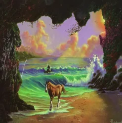 Funtime - 309867 - Seven Horses Invissipuzzle - 300 Piece (Can You Find 7 Horses in the Image)