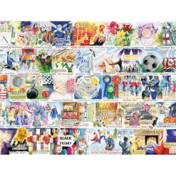 Gibsons - 7140 - A Year in Great Britain (Val Goldfinch) - 1000 Piece