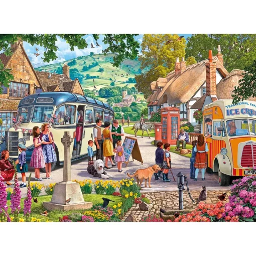 Gibsons - 2232 - Boarding the Bus (Steve Crisp) - 100 XXL Piece
