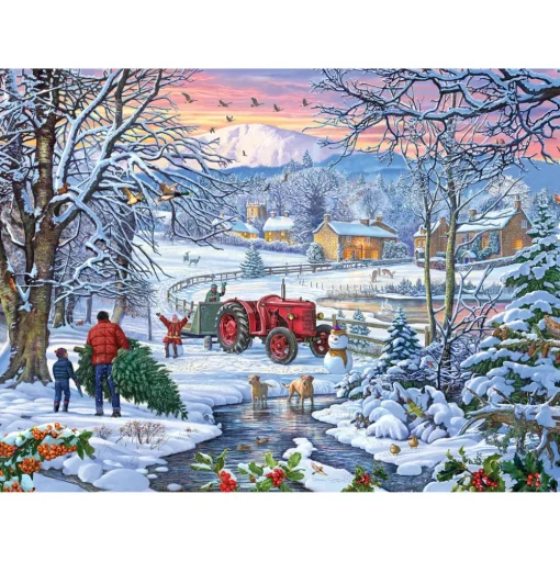 Gibsons - 6352 - Bringing Home the Tree (Steve Crisp) - 1000 Piece