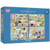Gibsons - 5062 - Catastrophe Cottage (Kate Mawdsley) - 4 x 500 Piece Puzzles