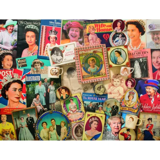 Gibsons - 7118 - Celebrating Our Glorious Queen (Robert Opie) - 1000 Piece