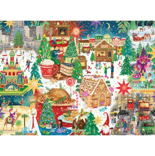 Gibsons - 3609 - Christmas Around the World (Claire McElfatrick) - 500 Piece