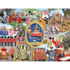 Gibsons - 7133 - Coronation of a King - King Charles III (Victor McLindon) - 1000 Piece