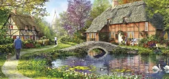 Gibsons - 4050 - Cottage By The Brook (Dominic Davison) - 636 Piece Panoramic