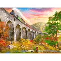 Gibsons - 6365 - Crossing Glenfinnan Viaduct (Dominic Davison) - 1000 Piece