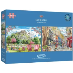 Gibsons - 5064 - Edinburgh (Elizabeth Blustin) - 2 x 500 Piece Puzzles