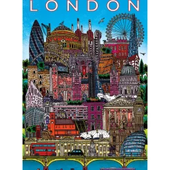 Gibsons - 34477 - London Cityscape (John Rooney) - 500 Piece
