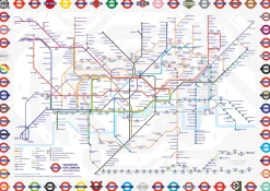 Gibsons - 3432 - London Underground Map - 500 Piece