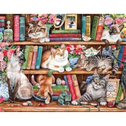 Gibsons - 3560 - Puss Back in Books (Debbie Cook) - 500 XL Piece