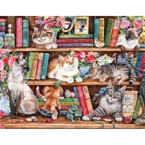 Gibsons - 3560 - Puss Back in Books (Debbie Cook) - 500 XL Piece