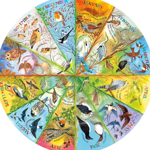 Gibsons - 3706 - RSPB Birds of the Year (Claire Comerford) - 500 Piece Circular