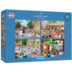 Gibsons - 5063 - School Days (Trevor Mitchell) - 4 x 500 Piece Puzzles