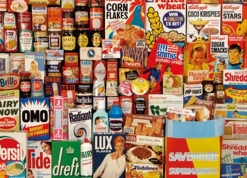 Gibsons - 2257 - Shopping Basket (Robert Opie) - 40 Large Pieces