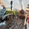 Gibsons - 2226 - Spotters at Doncaster (David Noble) - 100 XXL Piece