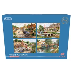 Gibsons - 5070 - Terry`s Waterways (Terry Harrison) - 4 x 500 Piece Puzzzles