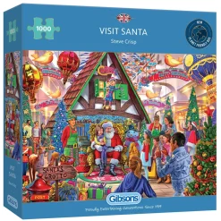 Gibsons - 6346 - Visit Santa (Steve Crisp) - 1000 Piece