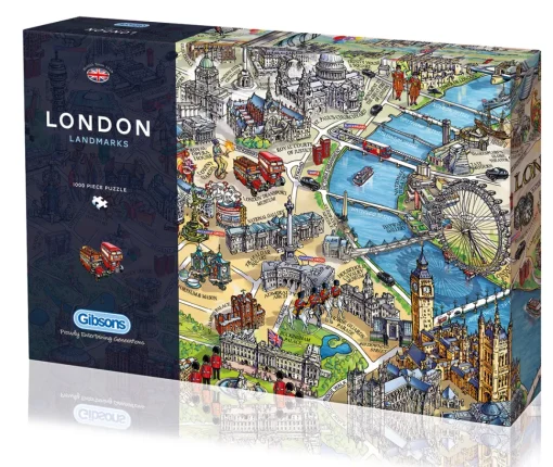 Gibsons - G7066 - London Landmarks (Maria Rabinky) - 1000 Piece