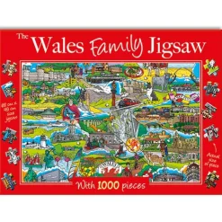 Gifted - GSCO1922 - The Wales Family Jigsaw - 1000 Piece