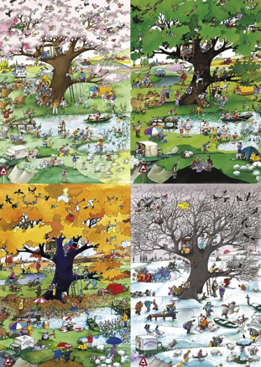 Heye - 29873 - 4 Seasons (Blachon) - 2000 Piece