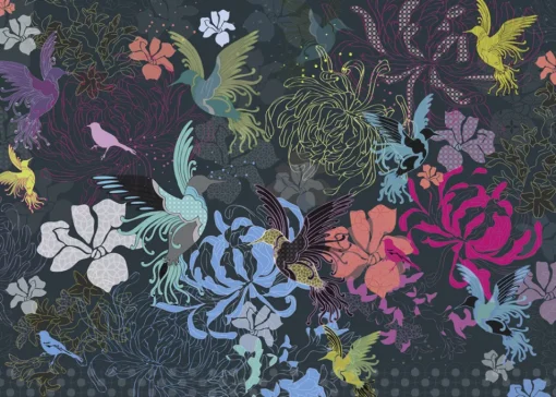 Heye - 29822 - Birds And Flowers (Turnowsky) - 1000 Piece