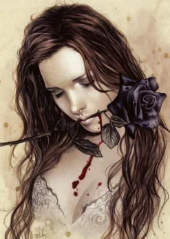 Heye - 29430 - Dark Rose (Victoria Frances) - 1000 Piece