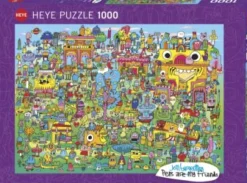 Heye - 29936 - Doodle Village (Jon Burgerman) - 1000 Piece
