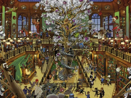 Heye - 29840 - Library (Oesterle) - 1500 Piece