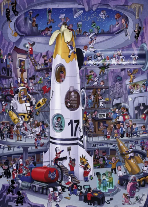 Heye - 29790 - Rocket Launch (Oesterle) - 1000 Piece