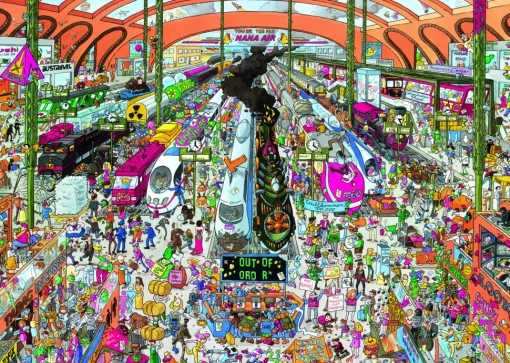 Heye - 29730 - Train Station (Schone) - 2000 Piece