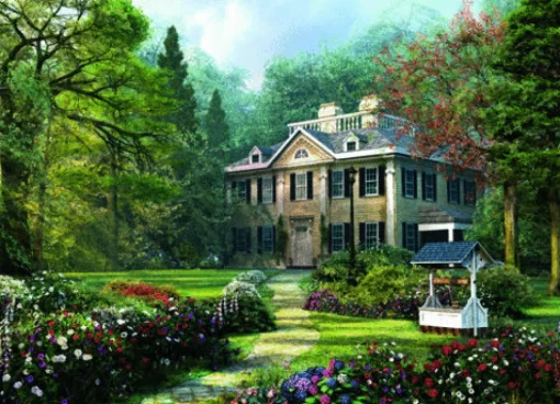 Holdsons - 09126A - Longfellow House (Dominic Davison) - 1000piece