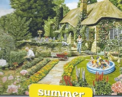 Holdsons - A Year in the Garden summer (Trevor Mitchell) - 1000piece