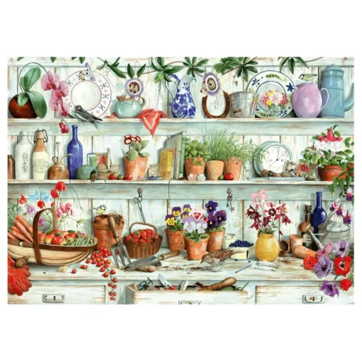 House of Puzzles - 0735 - Posies & Produce (Tracy Hall) - 1000 Piece