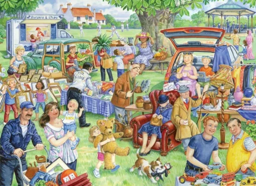 House of Puzzles - Car Boot Sale (Linda Birkinshaw) - 1000 Piece