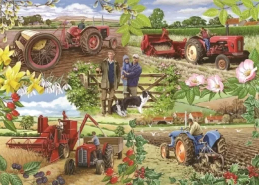 House of Puzzles - Farming Year (Keith Stapleton) - 1000 Piece