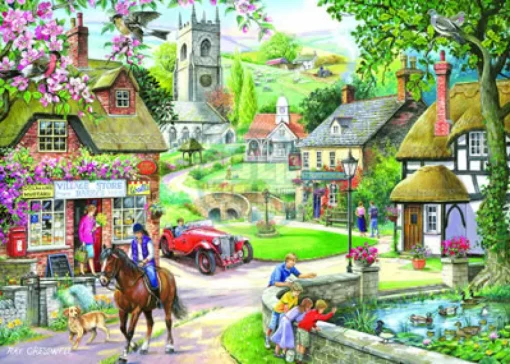 House of Puzzles - Feeding the Ducks (Ray Cresswell) - 1000piece