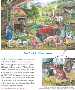House of Puzzles - Find The Differences (Ray Cresswell) No 2 - On the Farm - 1000piece