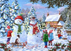 House of Puzzles - Glow in the Snow (Keith Stapleton) - 1000 piece