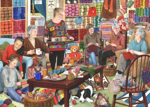 House of Puzzles - Knit and Natter (Tracy Hall) - 1000 Piece