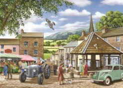 House of Puzzles - Market Town (Keith Stapleton) - 500 Piece