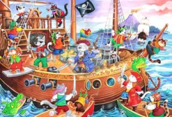 House of Puzzles - Pirates Ahoy (Linda Birkinshaw) - 80piece