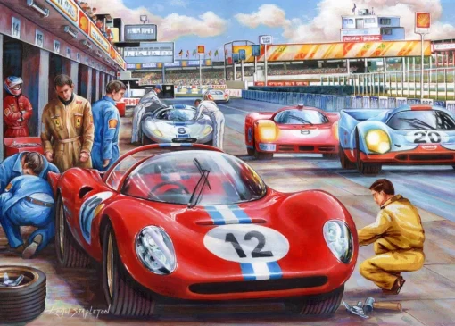 House of Puzzles - Pit Stop (Keith Stapleton) - 500 XL Piece