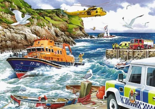 House of Puzzles - Rescue (Keith Stapleton) (In Support of the RNLI ) - 1000piece