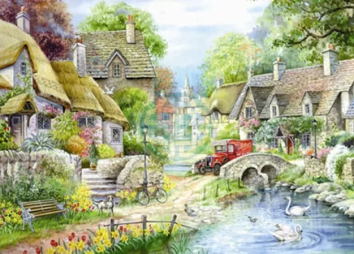 House of Puzzles - River Cottage (Ray Cresswell) - 250piece