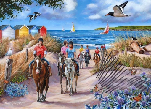 House of Puzzles - Sea Horses (Keith Stapleton) - 500 XL Piece