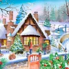 House of Puzzles - Snowy Cottage (Neil Barry ) 250 XL Piece
