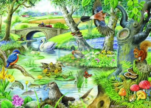 House of Puzzles - Tales of the River (Ray Cresswell) - 500 large piece