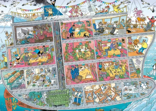 Jumbo - 20021 - Cruise Ship (Jan Van Haasteren) - 1000 Piece