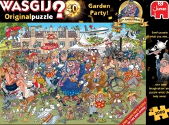 Jumbo - 25019 - Garden Party Wasgij Original No 40 - 2 x 1000 Piece Puzzles(Includes Free Puzzle of the Box Image)